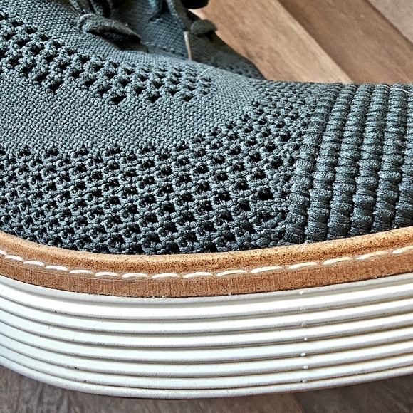 Cole Haan Oxford Woman Original Grand Platform Stitchlite In Green - Picture 5 of 11